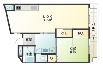 上高田4丁目団地1号棟 間取り