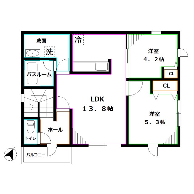 Noa Maile　（ノア　マイレ） 間取り