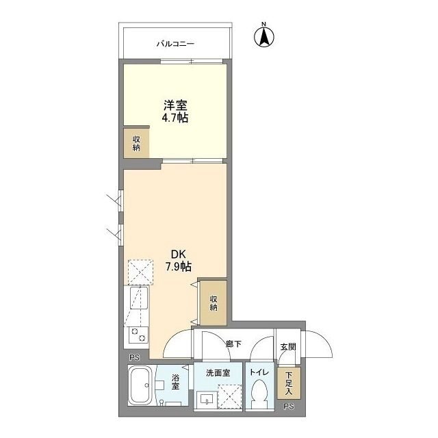 ウェルスクエア新中野Ⅱ 間取り