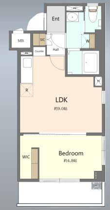 GRASTRA　NAKANO 間取り図