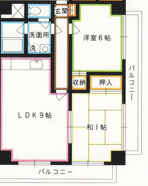 グリーンサンハイツ 間取り
