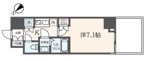 フェルテ中野 間取り