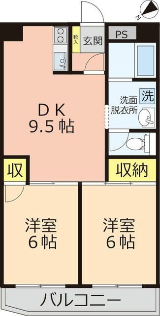 ハイネス国分寺ルミエール 間取り図