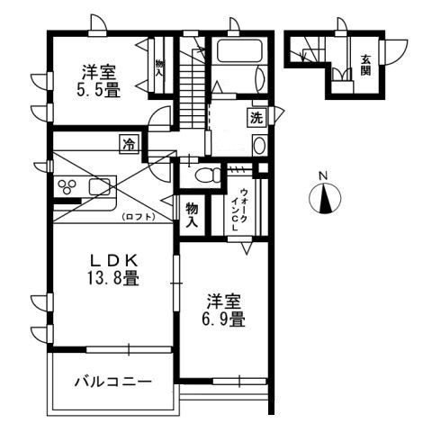 Tiara　C棟 間取り