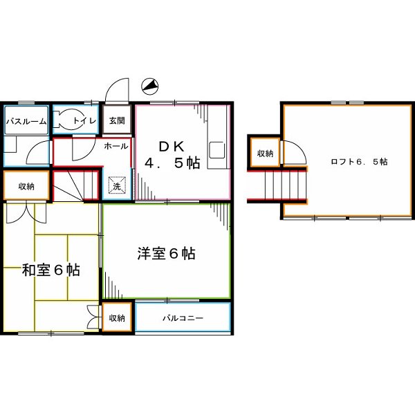 フラットアウトⅡ 間取り