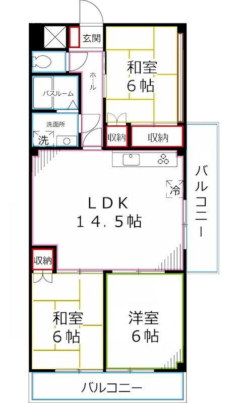 イートス立川 間取り
