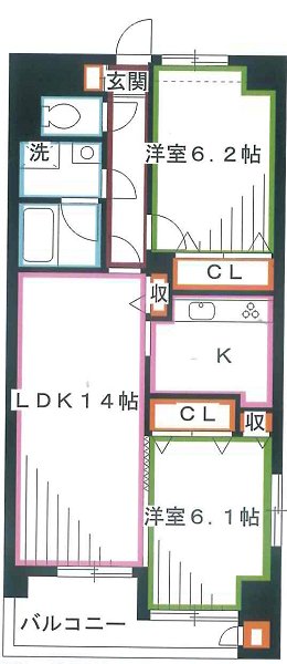 ヴァン・シャルマンＯＺ 間取り