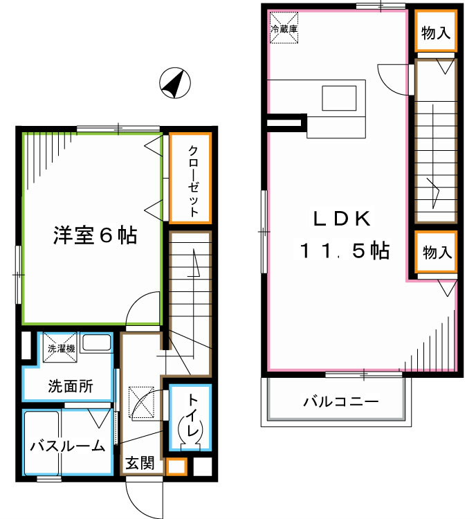 カメリアハウス 間取り