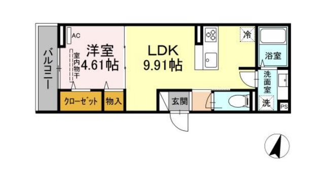 エクセリア若宮 間取り