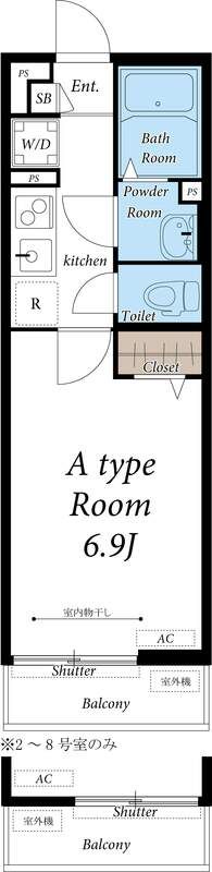 リブリ・青柳 間取り