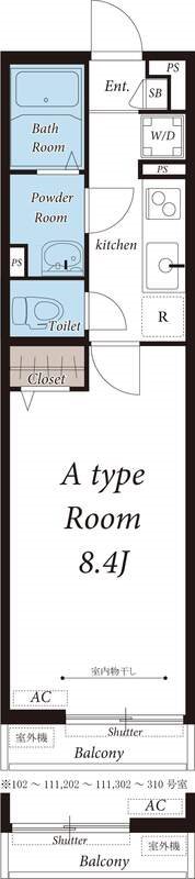 リブリ・国分寺 間取り