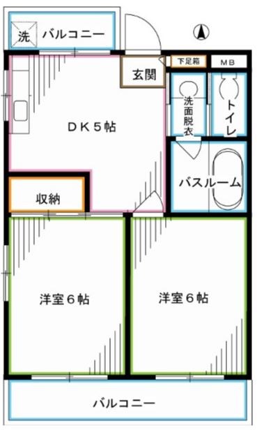 ル・プレジュール  間取り