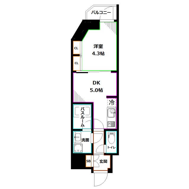 PREMIUM　CUBE　西荻窪＃ｍｏ 間取り