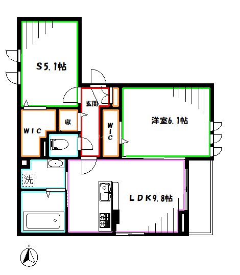 エスポワール三鷹 間取り