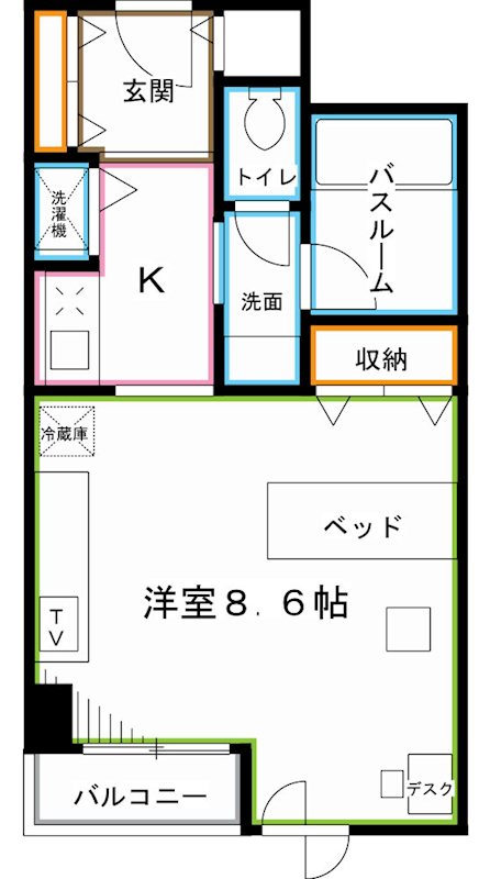 コンフォート荻窪 間取り