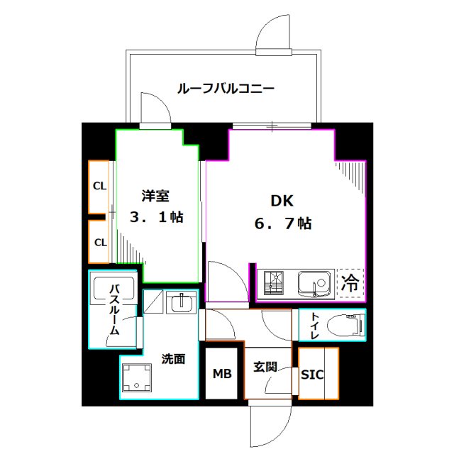 PREMIUM　CUBE　西荻窪＃ｍｏ 間取り