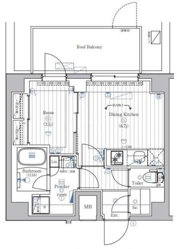 PREMIUM　CUBE西荻窪＃ｍｏ 間取り