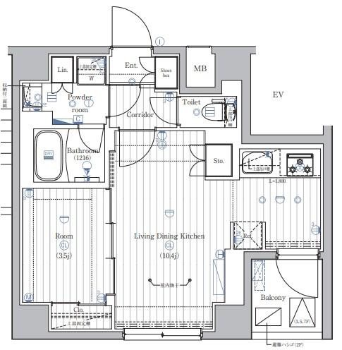PREMIUM　CUBE西荻窪＃ｍｏ 間取り
