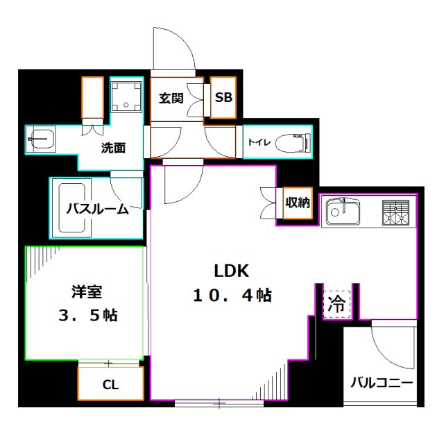 PREMIUM　CUBE　西荻窪＃ｍｏ 間取り