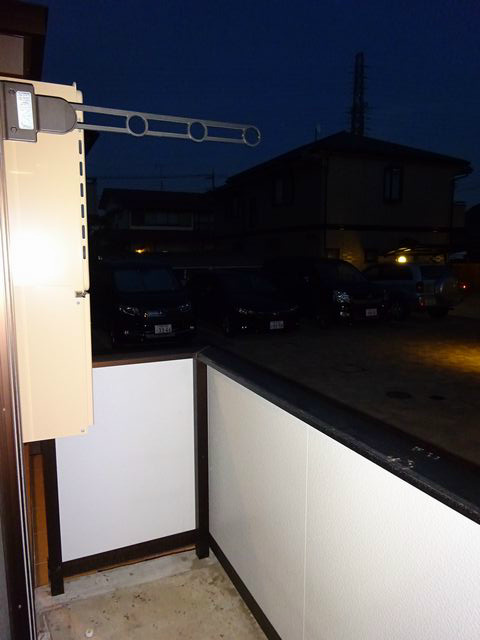 デュオ　C棟 ベランダ