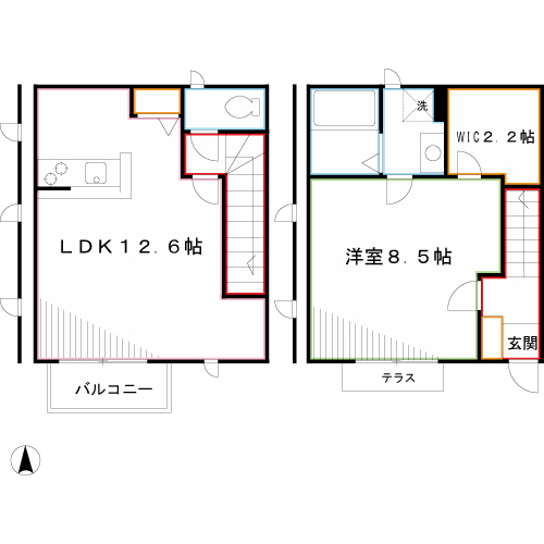 シーダーハウス  間取り