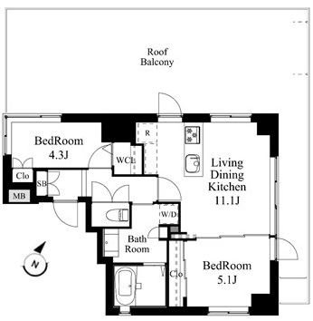 ラティエラ中野 間取り