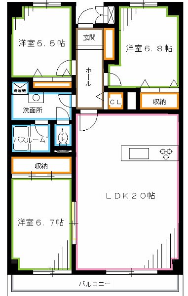 サン・コート井草 間取り