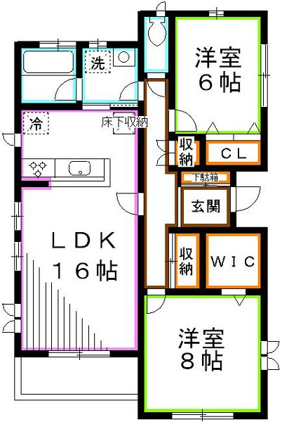 フレア三鷹 間取り