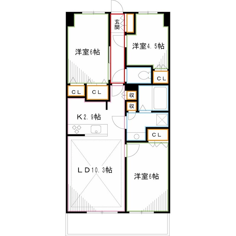 Nステージ東小金井 間取り