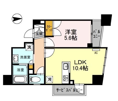 リベラーレ中野 間取り