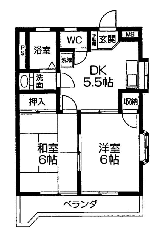 ビューハイツ司 間取り