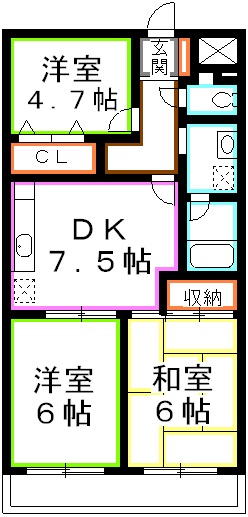 シャンボール武蔵野 間取り