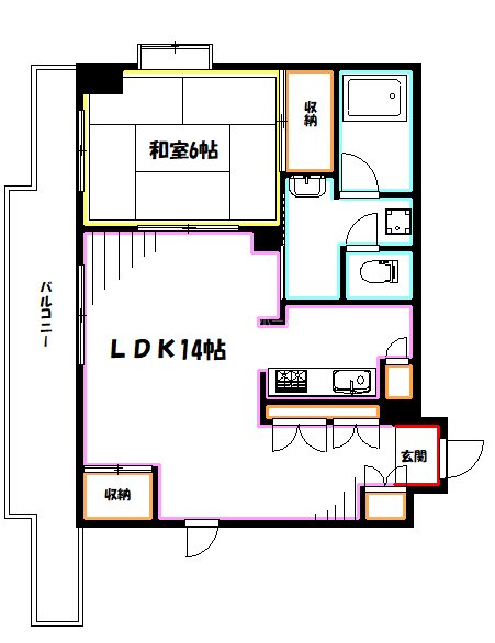 パークコート小金井 間取り図