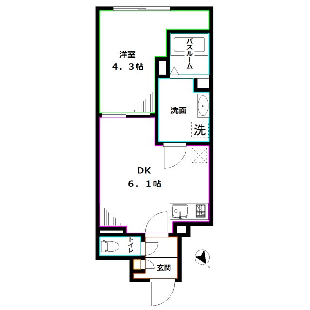 エルファ―ロ善福寺 間取り