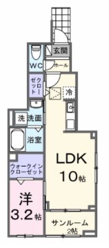 ヒカルサ西東京向台イースト 間取り