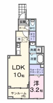 ヒカルサ西東京向台イースト 間取り