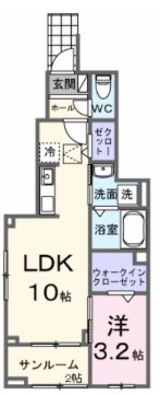 ヒカルサ西東京向台イースト 間取り