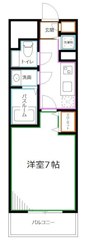 メゾン・ド・ヴィレ荻窪 間取り