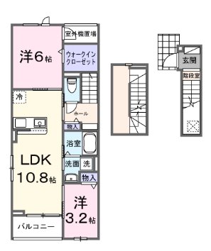 ヒカルサ西東京向台イースト 間取り