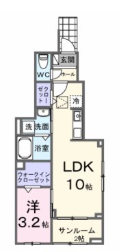 LA・OHANA 田無 間取り