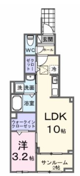 LA・OHANA 田無 間取り