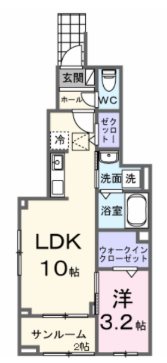 LA・OHANA 田無 間取り