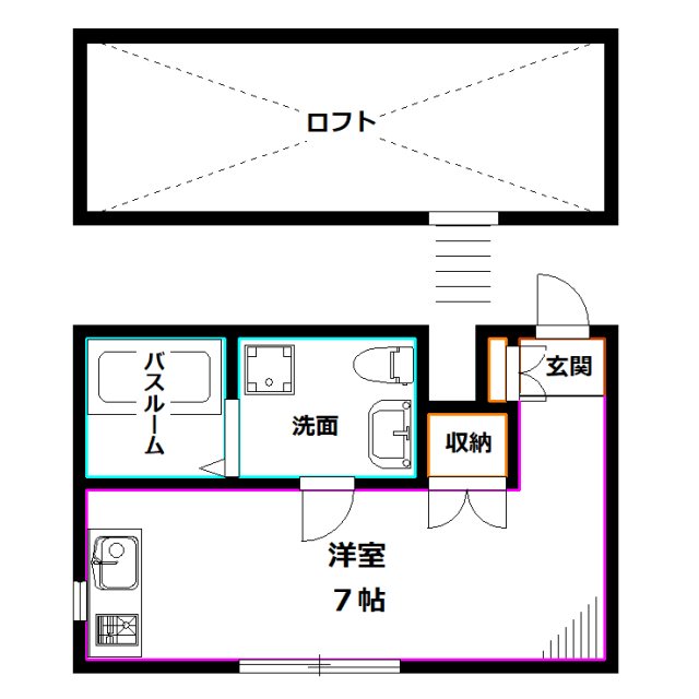 カルチェ・ラタン 間取り