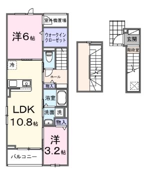 LA・OHANA 田無 間取り