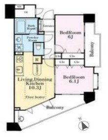 ラング・マンション立川 間取り