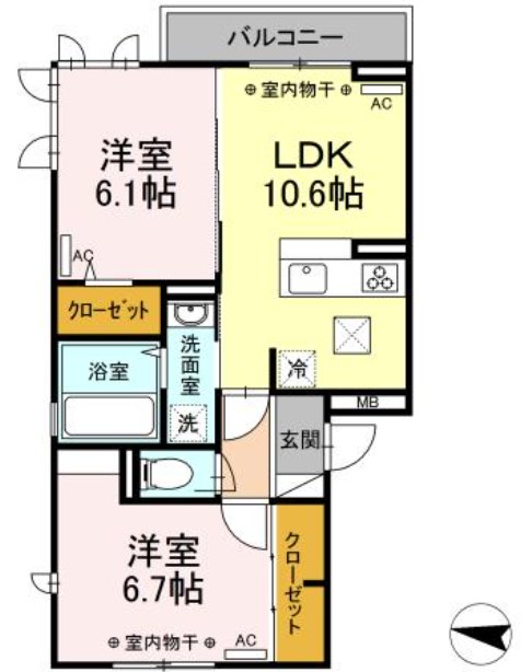 グリュックヴァーグ 間取り