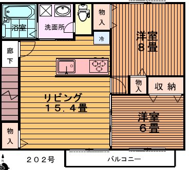 ルーエ・ヴァルト 間取り