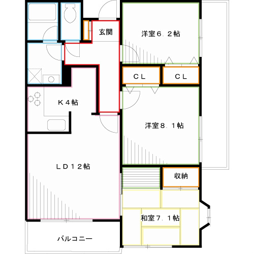 武蔵野パークヒルズ 間取り