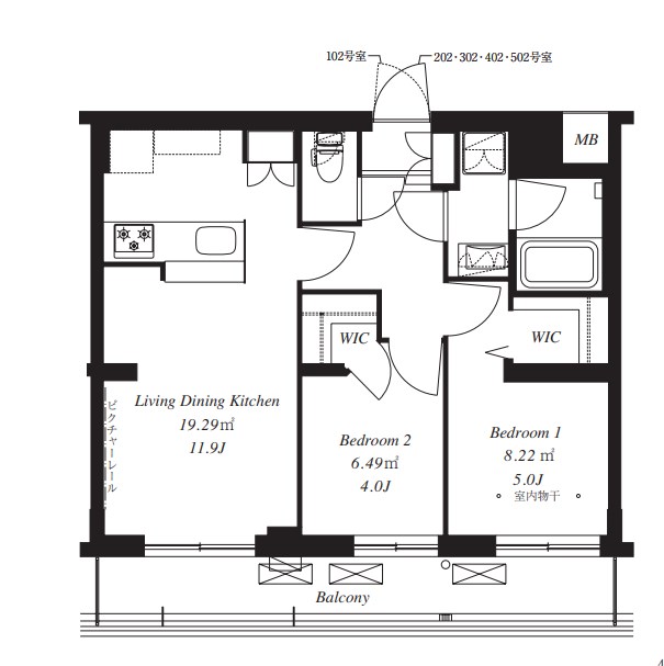フレンシア下井草 間取り