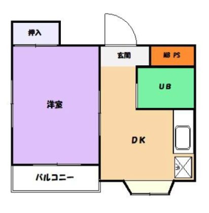 ニチエーイン国立 間取り